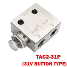 Pneumatic Valve TAC2-31P 2 Position 3 Way Toggle Mechanical Valve Rc 1/8 inch