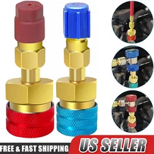 For Auto AC High Low Side Conversion Kit R1234YF to R134A Quick Coupler Adapter
