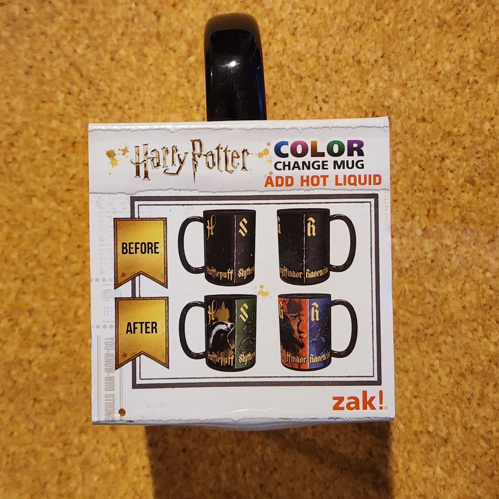 NEW Harry Potter Hogwarts Houses Color Changing 15 oz Mug Cup by Zak | eBay
