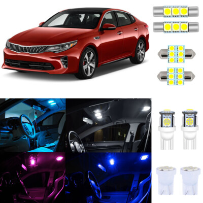 LED Interior Lights Bulbs For Kia Optima K5 K7 Sportage Sorento Sedona Forte Rio