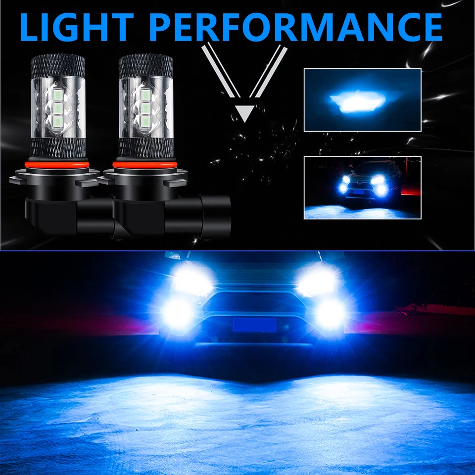 Kit de faros antiniebla altos/bajos 8000K LED para Toyota MR2 Spyder 2003-2005 Foto 4 de 4