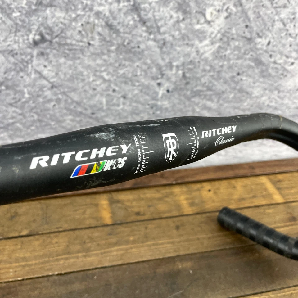 Manillar clásico Ritchey WCS 31,8 aleación negro barra de caída negro 42 420 TRX50 Foto 2 de 4