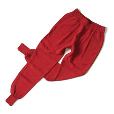 Stella McCartney Dahlia Caddy in Dark Orange Pleated Crepe Harm Jogger Pant 36 2