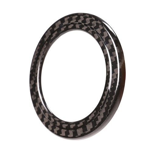 Carbon fiber Car Engine Start Stop Button Ring Cover for Maserati Ghibli 2014-21 - Picture 9 of 10