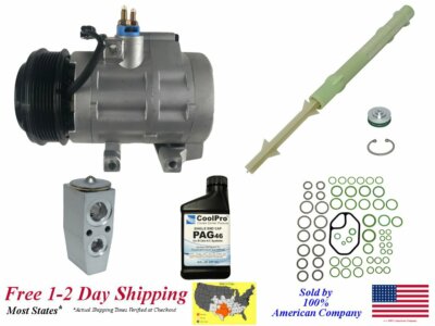 New A/C AC Compressor Kit For 2009-2014 F-150 (4.6L, 5.4L, 6.2L only)