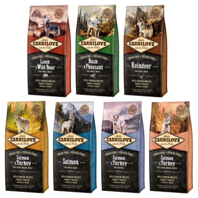 Carnilove Dry Dog Food Adult Puppy Potato Grain Free Small Large