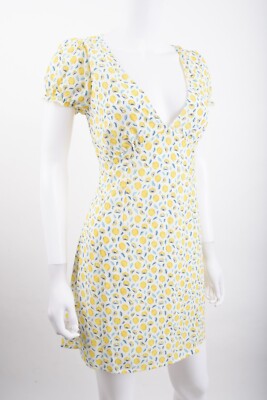 strapless open back dress Gracie Butter Yellow Ruched Satin Midi Dress main image 1