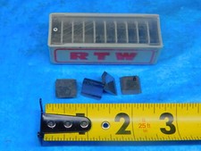 10PCS NEW RTW M 195 CQ 2 CARBIDE TURNING INSERTS INDEXABLE MADE IN USA