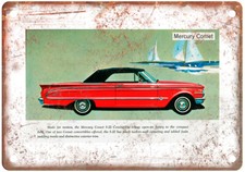 Vintage 1963 Mercury Comet S-22 Convertible Auto Ad Retro Look Metal Sign A11808