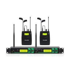 F-2000 IEM Dual Channel UHF Wireless in Ear Monitor System 2x40 Adjustable Fr...