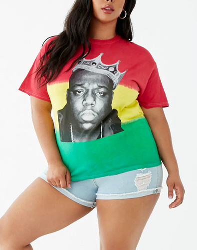 biggie smalls tie dye shirt