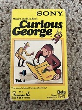 Betamax - CURIOUS GEORGE- Vol I. Beta Format - 1983 - Volume One