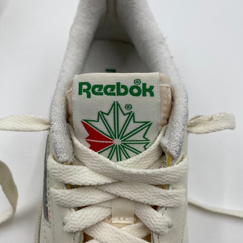 Reebok Club C 85 Vintage Shoes Womens 6 Chalk Green Low Top Leather 100007797 - Picture 9 of 11