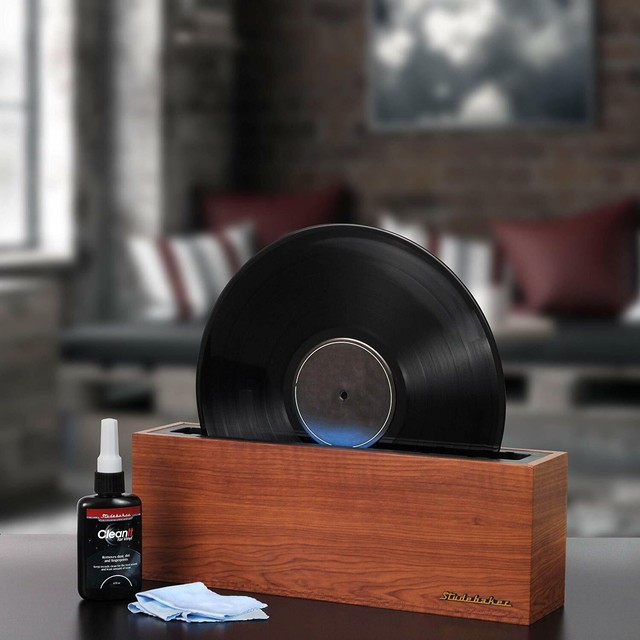 BEST Vinyl Record Cleaning System Pads Cleaner Spin Clean Solution
