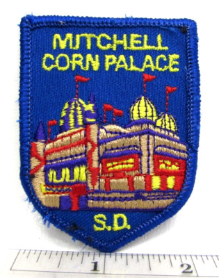 Vintage Mitchell Corn Palace Jacket Patch Badge South Dakota SD Travel Souvenir