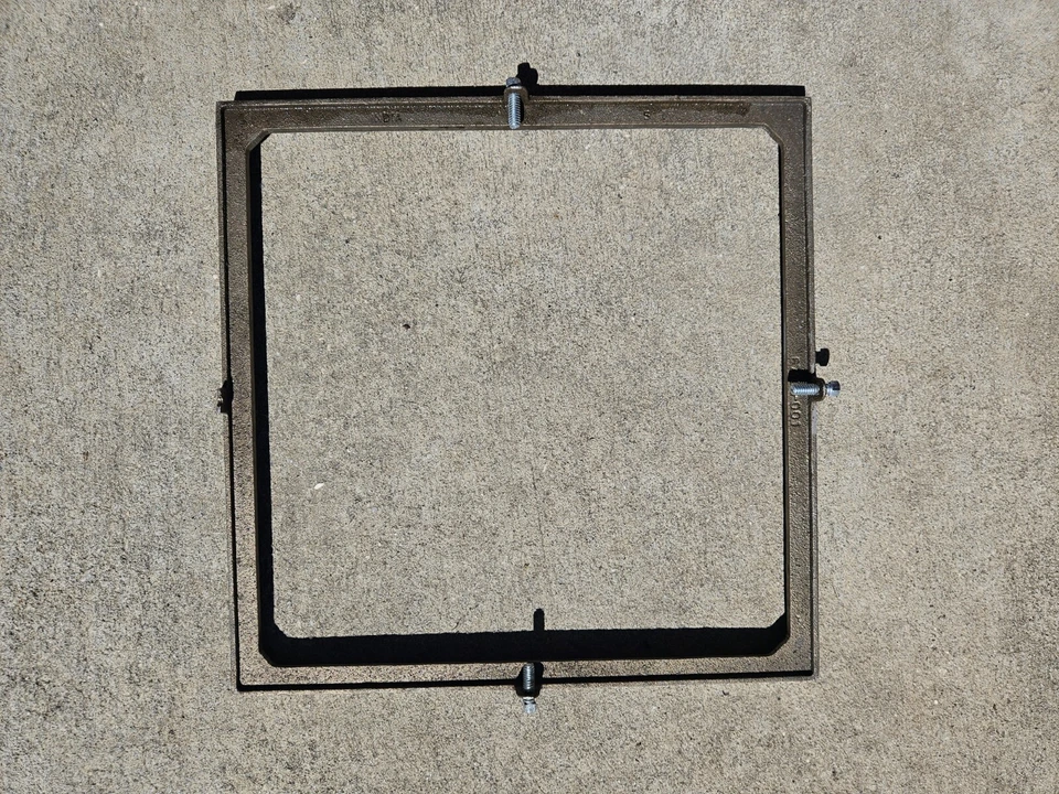 JUEGO SUPERIOR de marco giratorio y media rejilla: diseñado para permitir el vertido indirecto de residuos  Foto 2 de 3