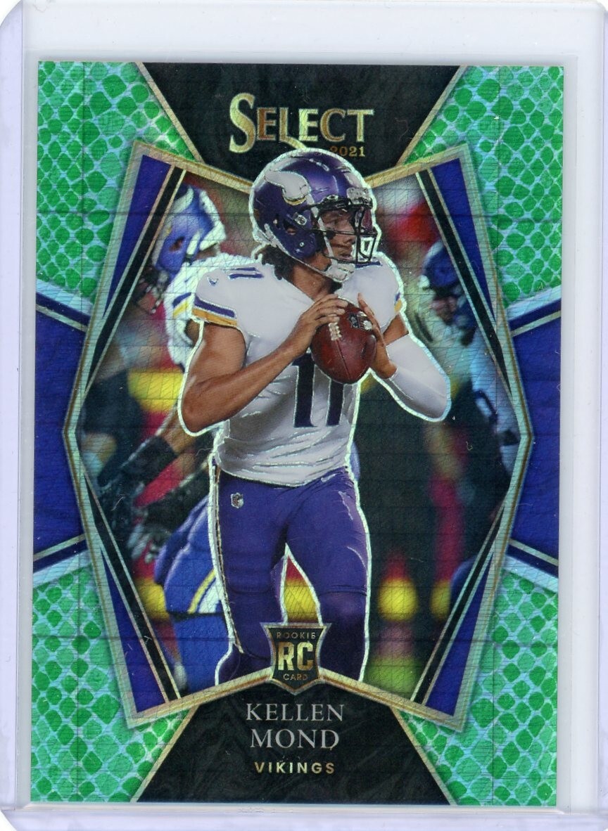 2021 Panini Select Premier Level Dragon Scale Prizm /89 Kellen Mond Rookie RC
