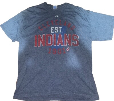 Majestic Vintage Style Cleveland Indians MLB XL Shirt | eBay
