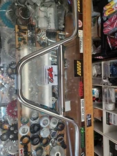 TNT RETRO RACE HANDLEBARS 8.5" bmx bike CHROME BARS USA TEARDROP CROSSBAR SE NEW