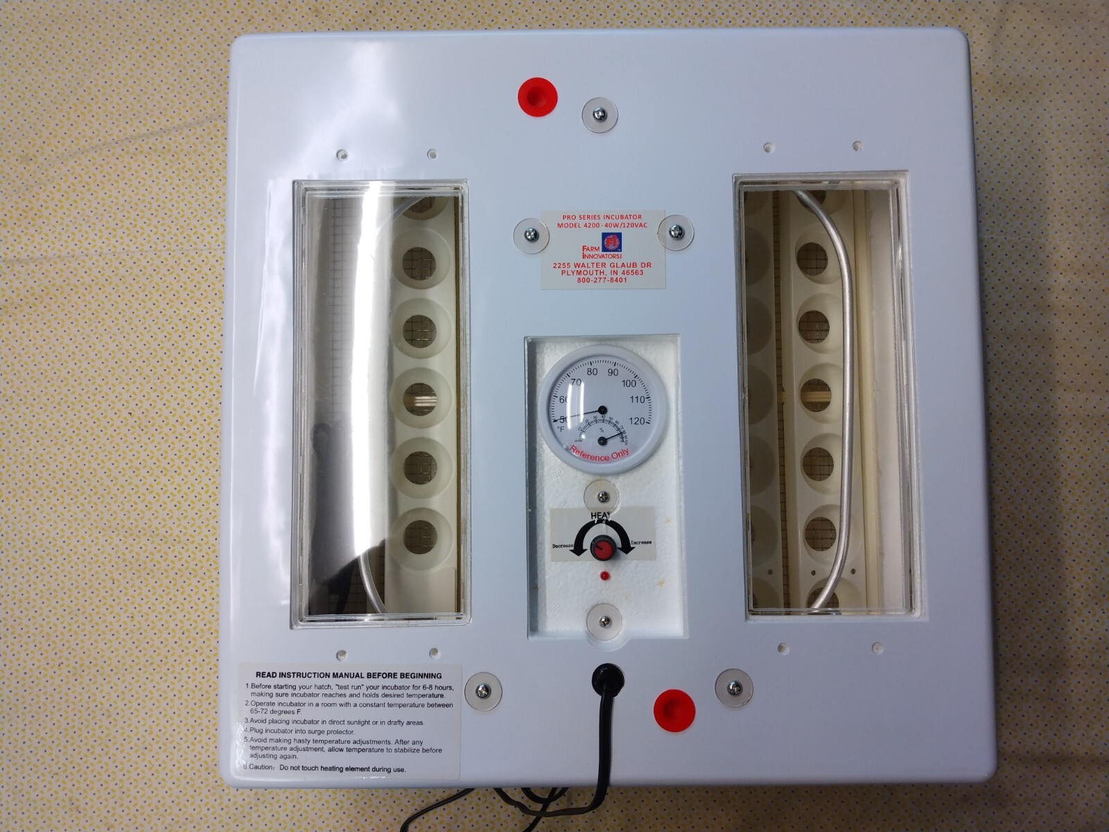 Farm Innovators Pro Series Model 4200 Circulated Air Incubator eBay