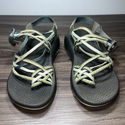 Chacos Vibram Sandals Green Hiking Outdoor Sandals Women Size9