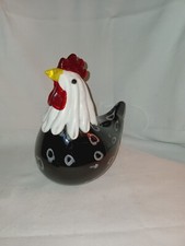 Handblown Rooster 7.5  Tall 8  Long Murano