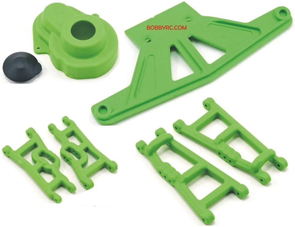 RPM Suspension Arms, Gear Cover & Bumper For Traxxas 2wd Rustler Stampede - Image 2 of 4