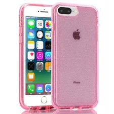 for iPhone 7 Plus/8 Plus Soft TPU Glitter Case Cover PINK