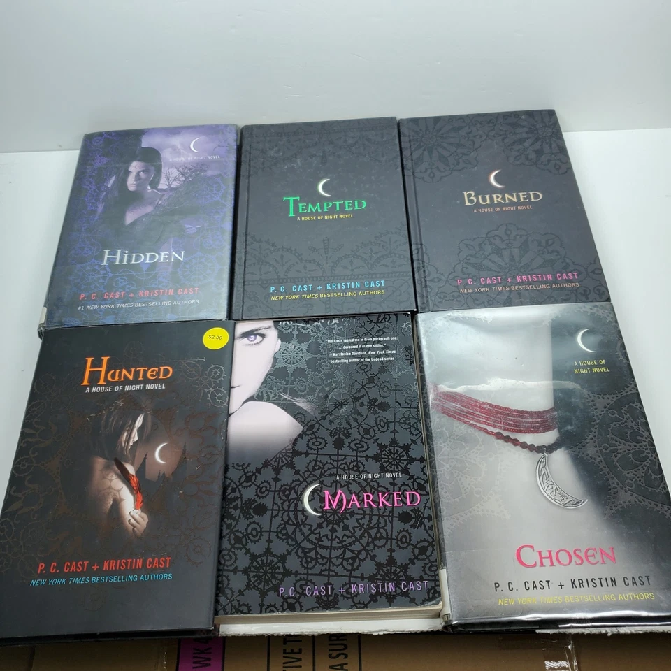 House Of Night Novels Lot of 6 by P.C. & Kristin Cast PB & HC Ex Library - Image 4 of 4