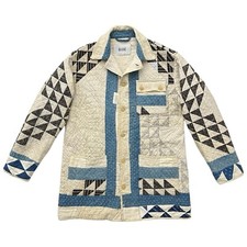 Bode Patchwork Padded Quilt Jacket - One Of A Kind