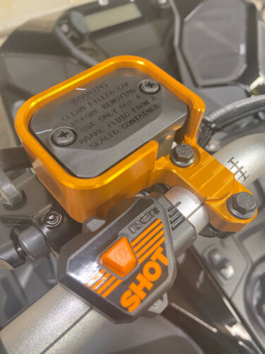 Ski-Doo Lynx Gen 5 Billet Aluminum Brake Reservoir Guard Protector ATW Ind. - Picture 9 of 12