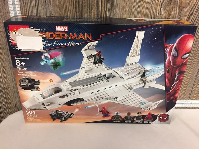 LEGO Marvel Super Heroes Stark Jet and the Drone Attack Set (76130) for sale online | eBay
