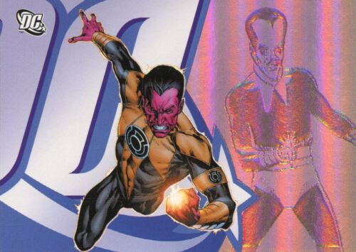 Carte de base parallèle DC Legacy Gold #48 Sinestro - Photo 1/1