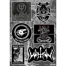 Watain Sticker Pack | Sworn To The Dark Lawless Darkness Rabid Death’s Curse
