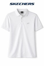 Sketchers Go Golf Men's Pine Valley Polo Shirt White Size XL