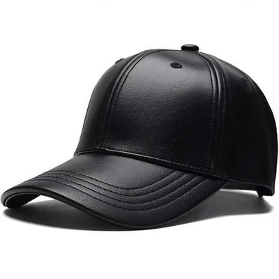 SCIPPIS Color Leather Baseball Caps Spring and Autumn Outdoor  Adjustable