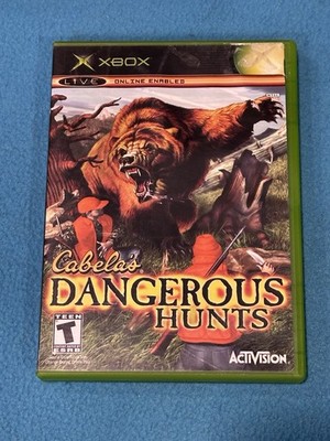 Cabela's Dangerous Hunts (Microsoft Xbox, 2003) GOOD W/MANUAL, MAIL IT TOMORROW!
