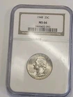 1948 P  NGC MS 66 WASHINGTON QUARTER