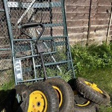 Heavy Duty Steel 350kg Waterproof Festival Cart Camping Truck Garden Trolley