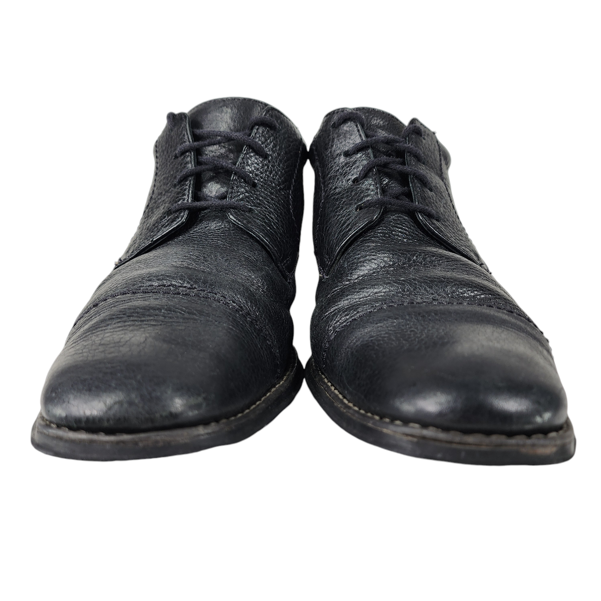 Sandro Moscoloni Black Pebbled Leather Ankle Boots Men\'s Size 11 Sandro Moscoloni Ankle Boots 12D Mens Black Soft Pebbled  main image 3