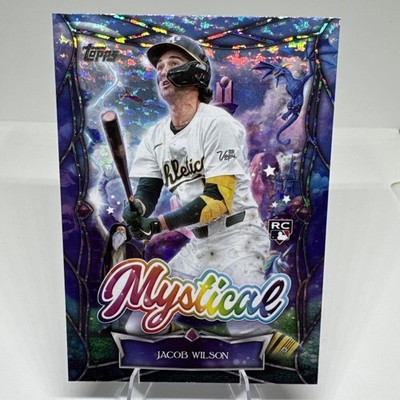 2025 topps update baseball Mystical Jacob Wilson RC # MTS-6 Oakland Athletics