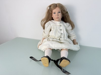 Künstlerpuppe Sigikid Sabine Esche Vinyl Puppe 62 cm. Top Zustand 
