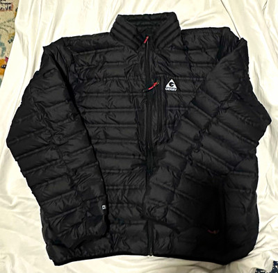 Gerry Men s 2XL Regular Black Down Puffer Jacket 650 Fillpower Full Zip