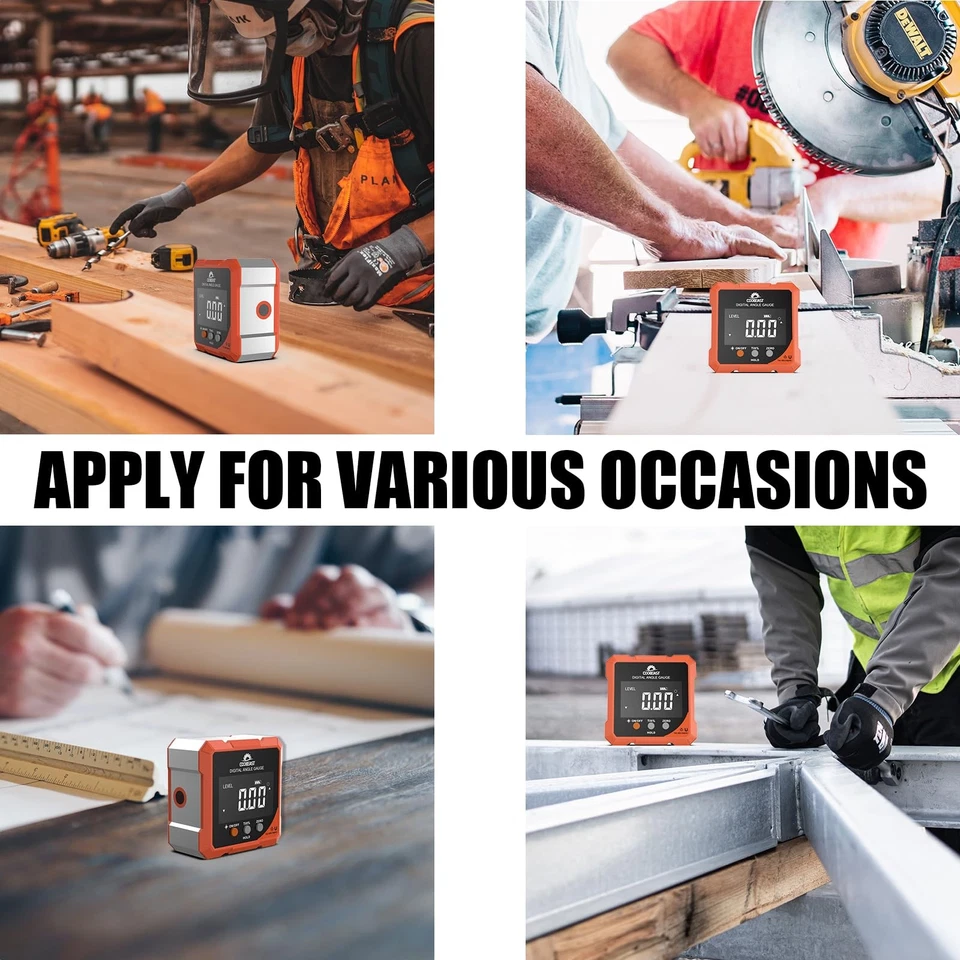 Digital Angle Finder Magnetic, Rechargeable Digital Angle Gauge, Mini Protractor - Image 2 of 4