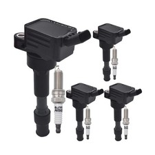 UF816 Ignition Coil Pack 27300-2E601 and Iridium Spark Plugs Set of 4 Fit For...