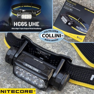 Nitecore - HC65 UHE - USB-Front wiederaufladbar - 2000 Lumen und 222 Meter - T...