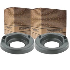 2x FEBEST FEDER-AUFNAHME UNTERLAGE HINTEN UNTEN passend für FORD C-MAX FOCUS