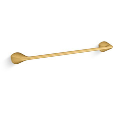 KOHLER Avail 18  R31182-2MB Brushed Moderne Brass Wall Mount Single Towel Bar