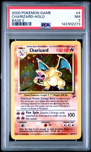 Charizard graded PSA 7 for sale on eBay