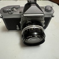 Nikkormat FTn 35mm Camera with Lenses Work Well